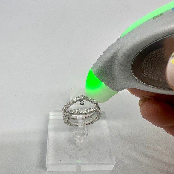 Moissanite Diamond Enhancer Ring Guard Wedding Band Anniversary 925- 18k Size 8 - Picture 3 of 11